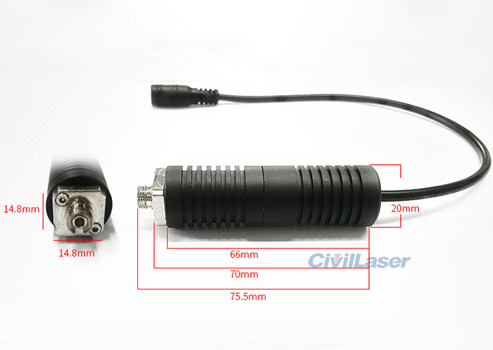 638nm pigtailed laser